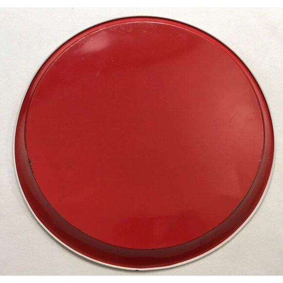 Vintage Christmas Holiday Tin Tray Retro Hallmark Xmas Decor Kitschy Cute USA - Picture 7 of 7